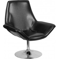 Flash Furniture CH-102242-BK-GG HERCULES Sabrina Series Black Leather Reception Chair